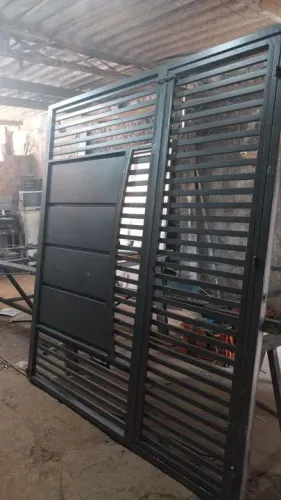 Portão Basculante Ferro Galvanizado 2.50x2.50