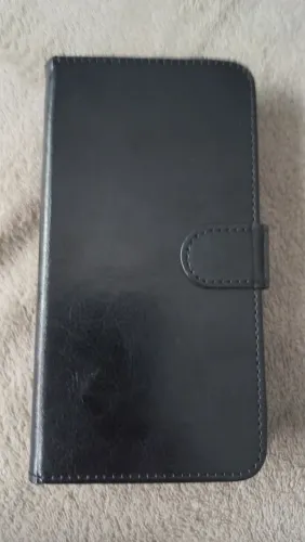 capa carteira de couro sintético flip magnética iphone 14