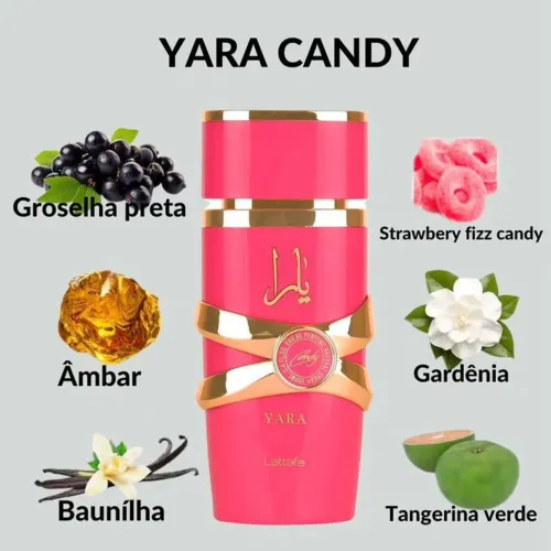 Perfume árabe Yara Candy Lattafa - 100ml