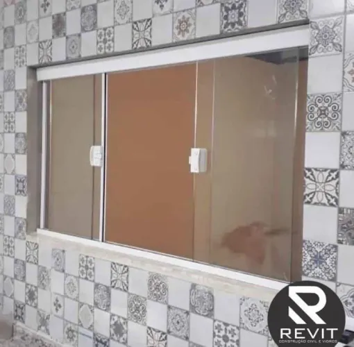 Vidraçaria em geral - portas e janelas