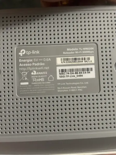 Roteador TP-Link TL-WR820N - 300Mbps
