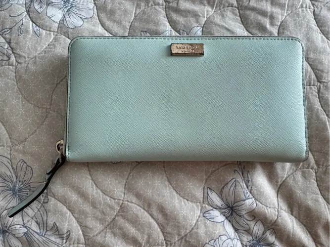 Carteira Kate Spade Azul Tiffany