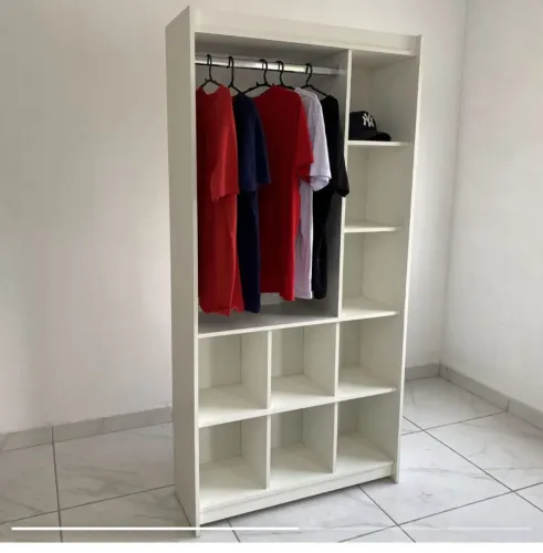 Cabideiro com colmeia em L MDF 