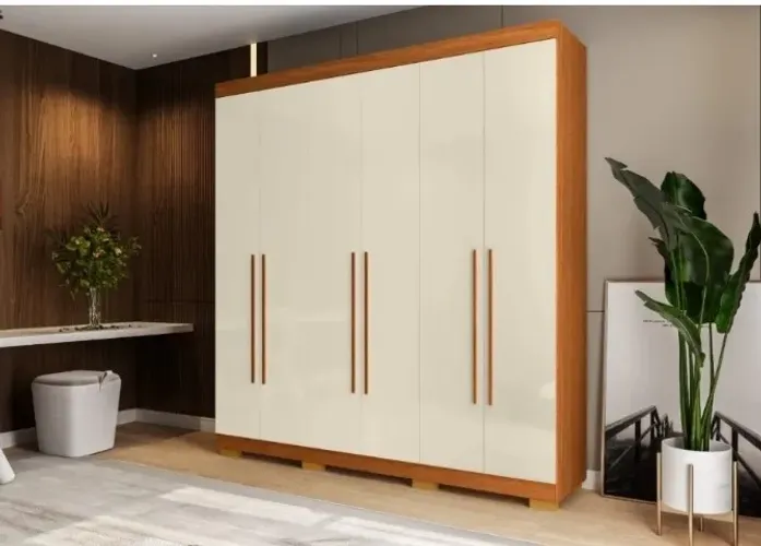 Guarda Roupa 6 Portas 3 Gavetas Agata (Novo)