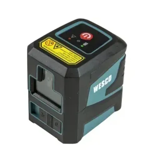 Nível Laser 15 mt Verde 2 linhas c/ Suporte e Bolsa Wesco Ws8915k