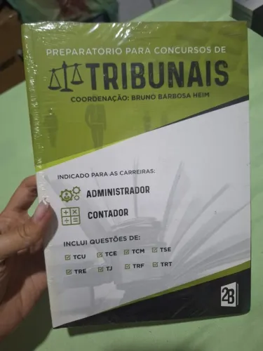 livro preparatório para concursos de tribunais. administrador e contador (capa comum)