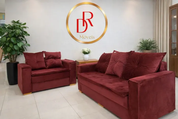 Sofá Conjunto 2 e 3 lugares Delta D28 - Novo e Embalado!!