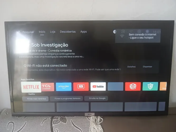 Smart TV 32" TCL Full HD Android TV - Nova/Seminova (Estado de Loja) ?