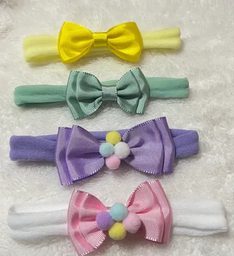 Kit com 4 faixas bebê 