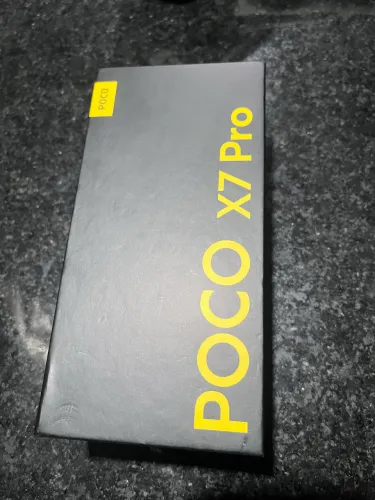 Poco X7 pro 256/8 preto e amarelo