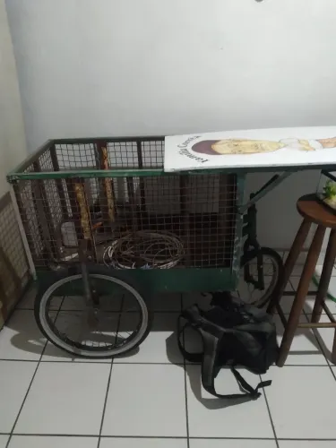 Carretinha pra puxar reciclagem