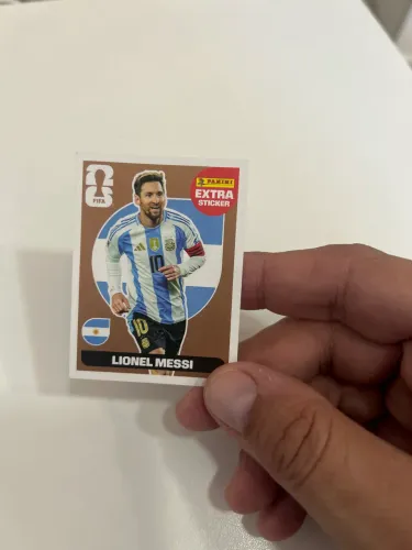 Figurinha Legend Bronze Lionel Messi - Panini Extra Sticker