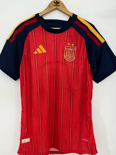 Camisa da Espanha 2026/27 - Campeã Copa do Mundo (Modelo Jogador)