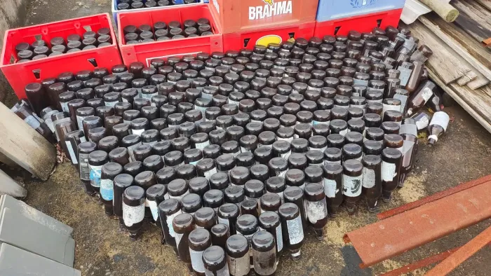 Garrafa 600 ml cerveja artesanal para doação 