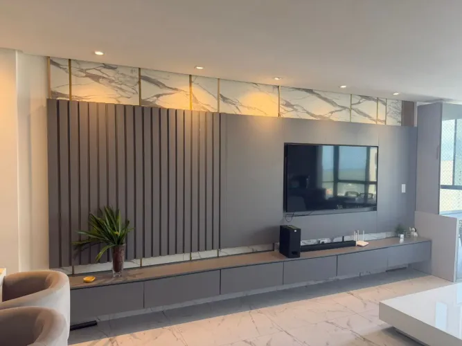 Apartamento Aluguel no Miramar | 174m² | 4 Suítes + DCE | Melhor Lazer de JP