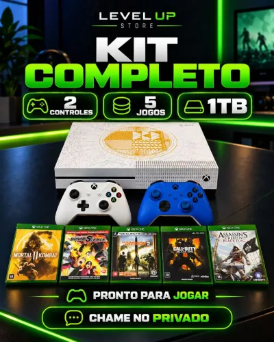 XBOX ONE S 1TB - KIT COMPLETO