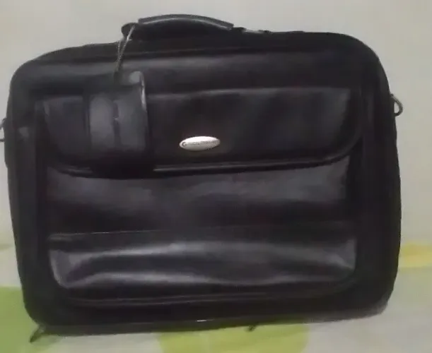 Pasta Notebook Couro Sintetico  Preto