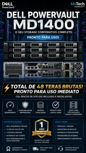 Storage Dell EMC PowerVault MD1400 - 48T