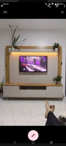 JÁ É MENOR VALOR!!! Rack + painel com led