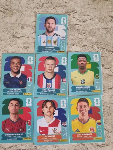 Figurinhas copa 2026, os craques...