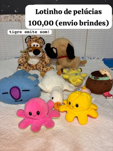 lote de pelúcias