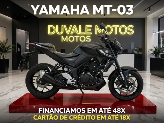 Yamaha MT-03 321Abs! Ano 2025! Simule o seu financiamento! Aceitamos trocas!
