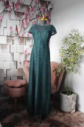 Vestido Verde esmeralda 2