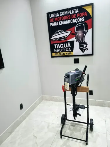 Motor Hidea 3HP 2 Tempos, Pra Caiaques e Barcos, Novo Garantia Promoção à Pronta Entrega