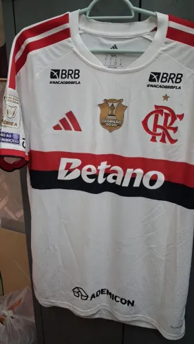 Camisa Flamengo de jogo Brasileiro 2026 branca