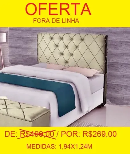 Cabeceira king - Parcelamos sem juros
