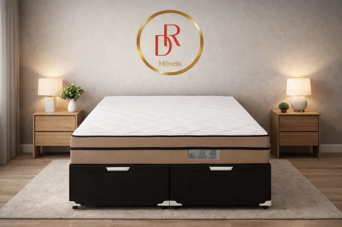 Cama Box Queen Size D45 Ortopédico Selectus Plumatex 