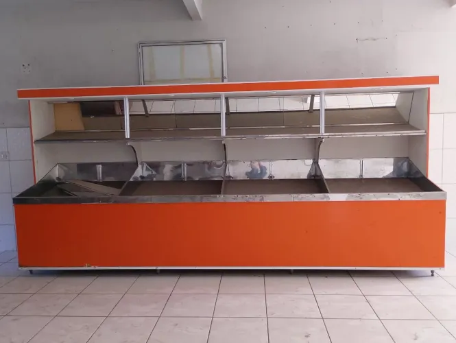 Bancada de inox padaria mercearia comércio