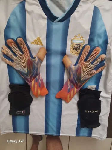 ORIGINAL KIT - TIME ARGENTINA - PAR DE LUVA E PAR DE COTOVELEIRA