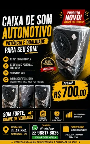 Caixa de som automotivo