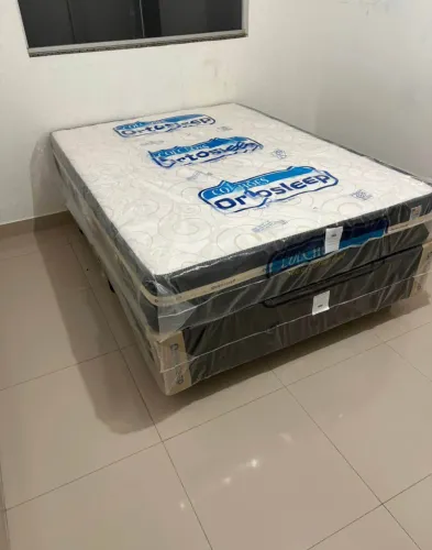 Cama box molas ensacadas solteirão entregamos 