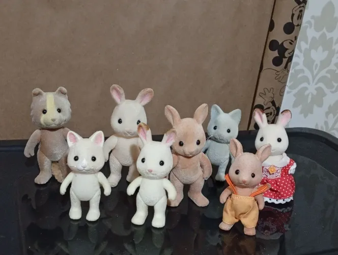 Lote de bonecos da Familia Sylvanian