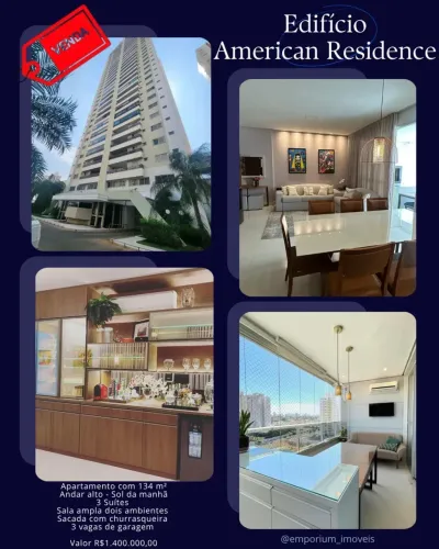 VENDO | Edifício American Residence  Jardim das Américas | Cuiabá/MT