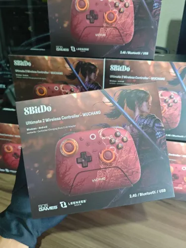 Controle 8bitdo Ultimate 2 Wuchang TMR Wireless Edição Especial