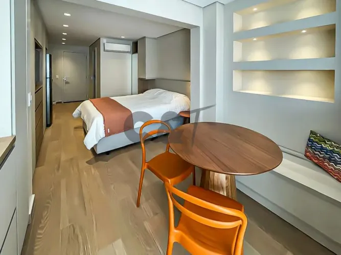 Apartamento Studio Mobiliado para Alugar no Brooklin - São Paulo/SP