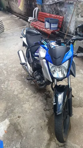 Moto top sem nada para fazer so pegar e rodar 2 pneus novos kit relação nova