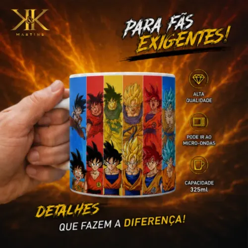 CANECA PORCELANA DRAGON BALL Z 325ML