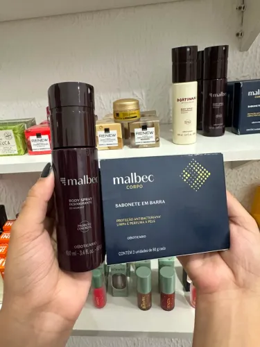 Kit Pais Malbec Body Spray 100ml + Caixa de sabonetes 2 uni