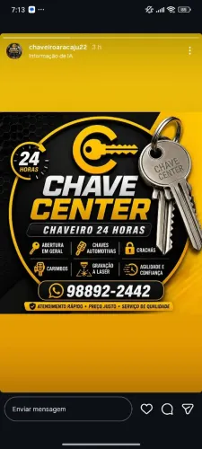 Chaveiro 24hrs