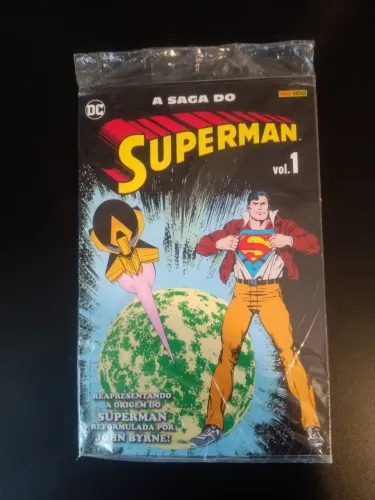 A SAGA DO SUPERMAN VOL 1 BY JOHN BYRNE ( NOVO, LACRADO)