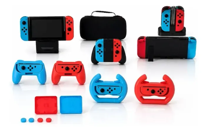 Kit 18 em 1 Nintendo Switch KP-LC13- preto