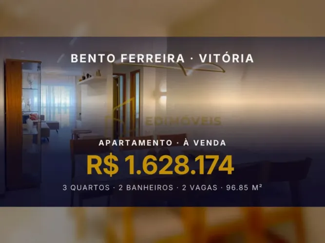 Venha conhecer este lindo apartamento em Bento Ferreira, ideal para sua família!