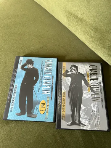 DVD Charlie Chaplin - Fase de Ouro vol. 3 e 5