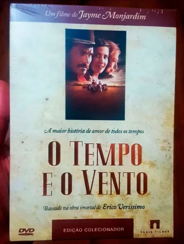 Dvd O Tempo E O Vento - Érico Verissimo (Original com Luva) Novo Lacrado