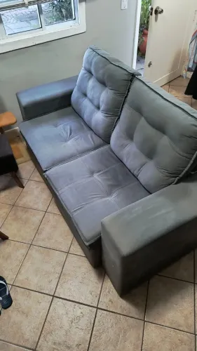 Sofá 2 lugares, reclinável e retrátil