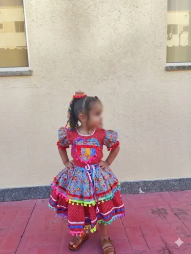 Vestido junino infantil menina